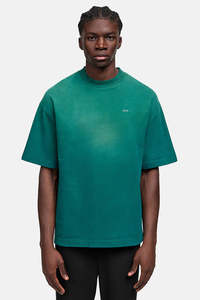 Camiseta de Hombre con Efecto Deslavado, 100% Algodón, Estilo Vintage, Oversize, Casual, Streetwear, con Logotipo Personalizado, Transpirable, de Alta Calidad, OEM - Product Image 4