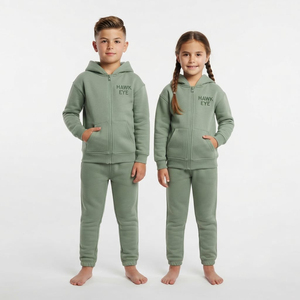Conjunto Deportivo de Dos Piezas Unisex en Colores de Moda, 100% Algodón, Sudadera con Cremallera Completa y Pantalones Deportivos, Ropa Casual al por Mayor de Alta Calidad - Product Image 5