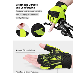 Gants de cyclisme personnalisés pour vélo de route, gants de cyclisme professionnels unisexes, antidérapants, absorbant les chocs, rembourrés, respirants - Product Image 2