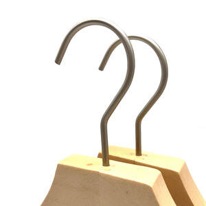 High-quality Custom logo wooden <b>hangers</b> Thick wooden clothing clips Modern design store <b>hangers</b> Superior quality wood <b>hangers</b> - Product Image 2