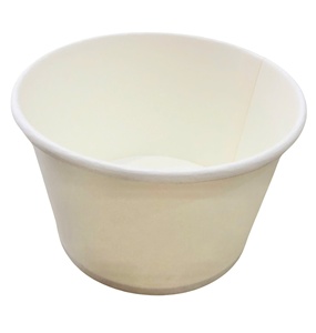 Ebelee Customized Round Eco-Friendly Biodegradable Disposable Food Grade UV Coated Modern Carton Corrugated Paper Salad Bowl <b>Lid</b> - Product Image 6