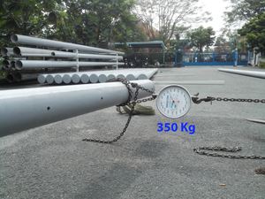 Poste de fibra de vidrio de alta resistencia FRP Postes de energía Accesorios Premium para necesidades de energía - Product Image 3