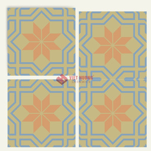 La tuile en ciment 200x200mm offre une sensation raffinée et luxueuse grâce à ses élégants motifs coulés à la main. - Product Image 2