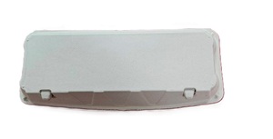 Lot de 12 contenants à œufs biodégradables sans PFAS 300x 128 x 69,1 mm Fabriqués en usine 100% biodégradables - Product Image 3