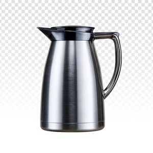 Carafe isotherme en acier avec poignée, design minimaliste, double paroi isolée - Product Image 1