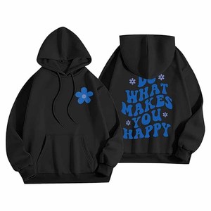 Sudaderas con capucha personalizadas para hombre, estilo casual de invierno, sudaderas holgadas de hip hop personalizadas. - Product Image 2