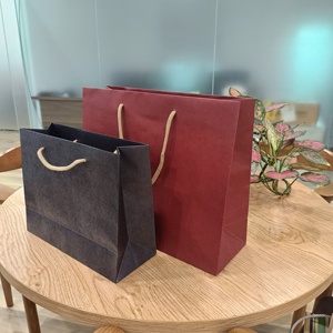 Customized Luxury Eco-Friendly Handmade Biodegradable Recyclable White Paper Tote <b>Bag</b> Cotton Rope Handle Lamination Digital Gift - Product Image 1