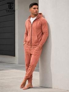 Custom Plain Autumn Zip up <b>Hoodie</b> Men's Wholesale Heavy Weight Premium <b>Waterproof</b> Men's Zipper <b>Hoodies</b> Low Price Thermal - Product Image 5