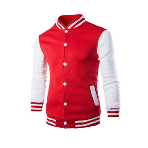 Veste de sport en satin pour homme de haute qualité, logo personnalisé, blanc-bleu, style Starter, veste en laine personnalisée, design tendance et nouveau - Product Image 1
