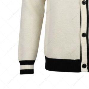 Custom Sorority Fraternity Varsity <b>Cardigan</b> <b>Sweater</b> Vintage College University Sports Team Knitwear Chenille Patch Embroidery - Product Image 6