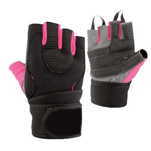 <b>Training</b> Non-Slip Hook and Loop Closure OEM Leather Gym <b>Gloves</b> Wholesale Custom Logo Unisex Outdoor <b>Weight</b> Lifting Cross - Product Image 2