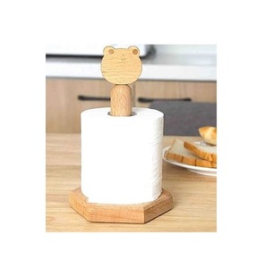 Support de rouleau de papier toilette en bois, articles de table, fournisseur pour salle de bain et cuisine, support de papier toilette en bois, artisanat sur mesure - Product Image 3