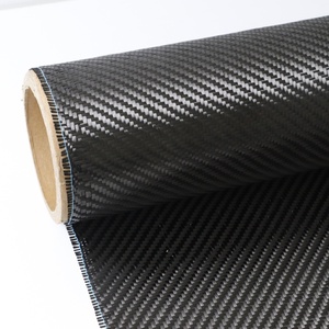 In tinta unita 3k 6k 12k 100g 200g 240g tessuto in kevlar di carbonio tessuto tessuto in fibra di carbonio rotolo in fibra di carbonio per lo sport - Product Image 2