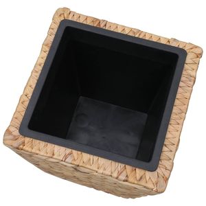 Ensemble de 3 jardinières surélevées en jacinthe d'eau naturelle et en acier - Product Image 6