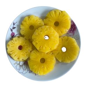 Tranches d'ananas en conserve de qualité internationale, commande en gros, directement de l'usine, en sirop léger, 20 oz - Product Image 3