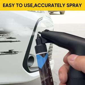 Portable Electric Gravity Feed ABS Spray Gun Battery <b>Powered</b> Handheld Paint Sprayer DIY Home Repair Decoration Artwork USB 0.3mm - Product Image 6