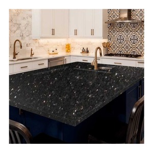 Dalles de granit poli de haute qualité, taille 70x240, Absolute Black Galaxy, épaisseur 3 cm, pour villas modernes - Product Image 4