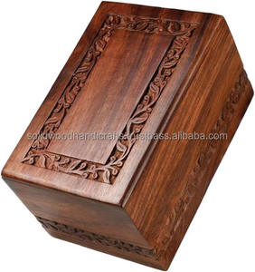 Urne funéraire en bois artisanale à vendre, pour les cendres d'adultes, urnes funéraires humaines, urnes de sépulture - Product Image 6