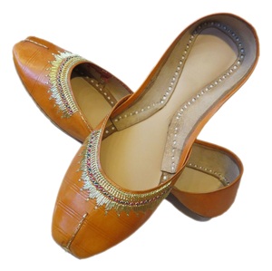 Hot Selling Direct Factory Supply Handmade <b>Jutti</b> Girls Ethnic Khussa Traditional Embroidered Flat Summer Wedding Khussa - Product Image 1
