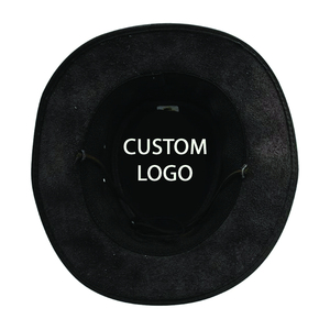 Sombrero Vaquero Australiano Occidental para Hombre y Mujer, Color Marrón, Logotipo y Diseño Personalizados OEM, Sombrero Vaquero Clásico Impermeable Encerado - Product Image 3