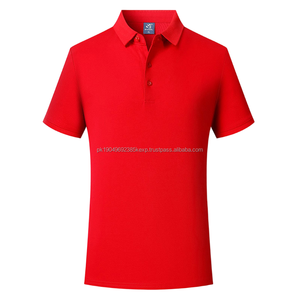 Nouveau Polo Homme Populaire 100% Coton Respirant à Manches Courtes en Maille Imprimé Décontracté Coupe Ample pour le Golf - Product Image 5