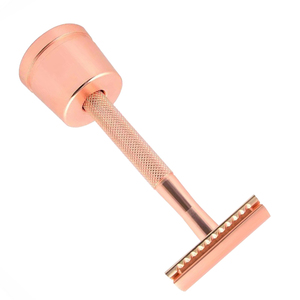 Premium Stainless Steel Reusable <b>Single</b> <b>Blade</b> Double Edge Safety <b>Razor</b> for Manual Shaving Tool for Men's Face Body - Product Image 6