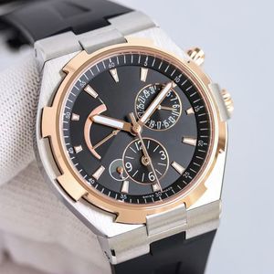 Reloj de pulsera para hombre, de acero inoxidable, movimiento mecánico ETA, resistente al agua 10 bar, cristal de zafiro, 40 mm, estilo hip hop de lujo - Product Image 1