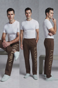 Pantalon de survêtement évasé surdimensionné pour homme, taille élastique, coupe droite, style streetwear - Product Image 6