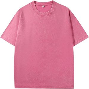 เสื้อยืดโอเวอร์ไซส์ผู้ชายแบบใหม่ล่าสุด ทรงหลวมไหล่ตก ผ้าฝ้าย 100% เนื้อหนา ใส่สบายสำหรับฤดูร้อน ลายตัวอักษร เสื้อยืดโอเวอร์ไซส์ - Product Image 1