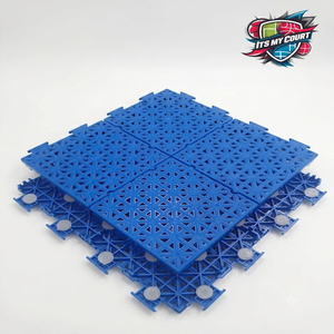 Blue Interlocking PP <b>Tiles</b> Blue Interlocking PP Floor <b>Tiles</b> Blue Modular Interlocking <b>Plastic</b> <b>Tiles</b> - Product Image 4