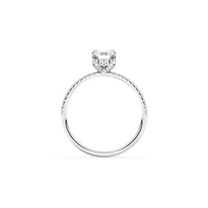 Bague de fiançailles REYES en argent sterling 925, couleur D, moissanite VVS, pour femme, scintillante, certifiée GRA, bijoux fins, best-seller - Product Image 6
