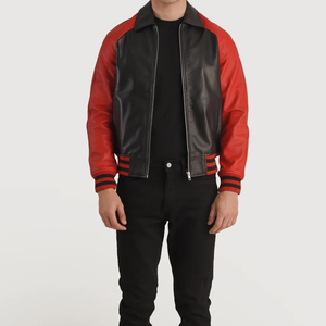 Stylish Varsity Winter <b>Jacket</b> For <b>Men</b> With Classic Design Soft Lining And Comfortable Fit Perfect For Casual Wear - Product Image 1