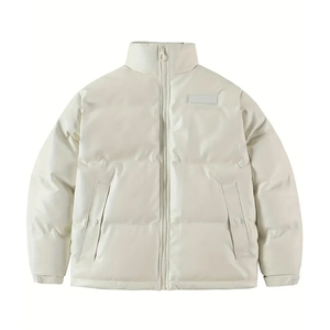 Wholesale Custom Unisex Heavyweight Winter Puffer <b>Jacket</b> Windproof Quilted <b>Jacket</b> with Zipper Pockets Insulated Winter Outerwear - Product Image 1
