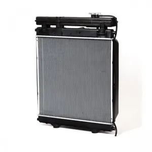 Plastic Aluminum Water Radiator with fan housing for Perkins 100 series 2485B280 engine 1033TG1