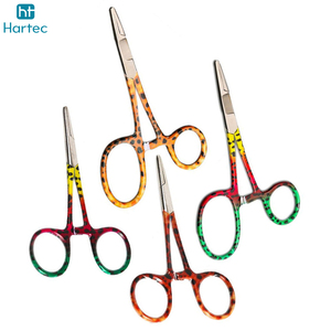 Pinces de pêche à la mouche de précision en acier inoxydable à mâchoires dentelées pour peau de truite, ciseaux de pêche OEM ODM - Product Image 2