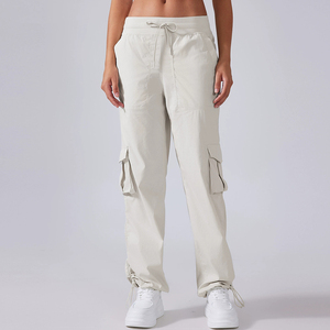 Custom Men's Cargo Trousers Casual Workwear Multi Pocket <b>Pants</b> For Outdoor And Everyday Use - Product Image 4
