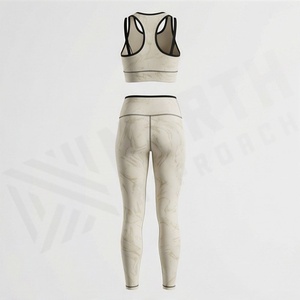 Ropa Deportiva para Mujer, Conjunto de Yoga, Ropa Deportiva sin Costuras de Alta Resistencia Hecha a Medida, Ropa Deportiva para Gimnasio, Conjuntos de Ejercicio - Product Image 2