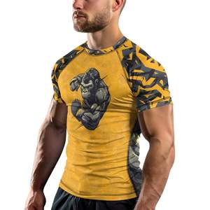 Camisetas de Manga Corta Negras y Rojas Transpirables para Niños, Sublimadas e Impresas, para BJJ - Product Image 6