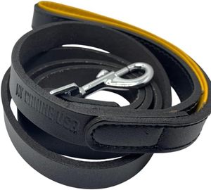 Wholesale Leather <b>Dog</b> <b>Leash</b> Black Reflective Durable Classic Style for <b>Dogs</b> - Product Image 1