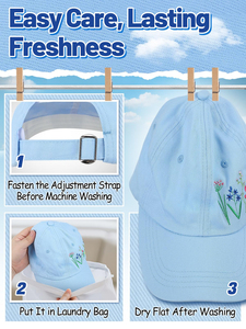 Unisex Solid Color Cotton Baseball Cap 5-Panel Fitted Casual <b>Hat</b> Spring Summer Adult Style Baseball Cap - Product Image 5