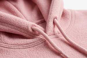 Sudadera con Capucha Rosa de Felpa, Unisex, Corte Regular, Logotipo Bordado, Ropa Casual de Invierno, 100% Algodón, Servicio OEM - Product Image 5