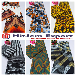 Tela africana personalizada con estampado de cera de Kenia, tela tribal cultural de algodón Ankara Dutch Wax, proveedor de fabricación OEM - Product Image 6