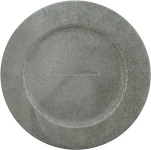 Placa de cargador de metal para fiestas de cumpleaños que ofrece elementos de mesa decorativos brillantes, alegres y elegantes - Product Image 1