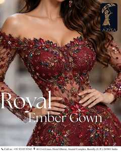 Robe de soirée sirène bleue avec manches cape, dentelle perlée, longueur ras du sol, robe de soirée avec soutien-gorge intégré - Product Image 3