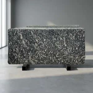 Pierre décorative en granit noir rubis de qualité commerciale avec finition polie lisse pour hôtels, bureaux et maisons - Product Image 1