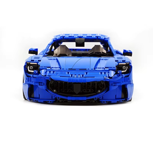 Blocs de construction Reobrix Heavy Industry Speed Sports Car MOC 11010, modèle de véhicule technique, briques de puzzle, jouet DIY, cadeau d'anniversaire pour enfant - Product Image 4