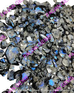 Cabujón de Piedra Lunar Arcoíris de Alta Calidad, Tamaño Libre, Color Natural, Certificado por Terceros FAIJAN GEMS, Todas las Formas para Joyería - Product Image 3