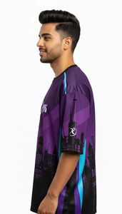 Camiseta de sublimación extragrande de moda premium para hombre, estilo casual y urbano de corte holgado. - Product Image 3