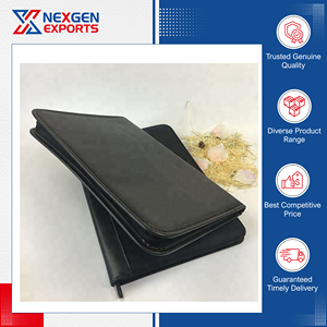 Carpeta de Presentación de Lujo Hecha a Mano de Calidad Excepcional, con Cierre, Grabado en Relieve e Impresión, Nexgen Exports, para Uso en Oficina, Superventas - Product Image 3
