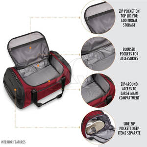 Bolsa de Gimnasio 2026, Ligera, Material Resistente, Diseño Espacioso, Ideal para Entrenamiento Físico, Ejercicio en el Gimnasio, Actividades al Aire Libre - Product Image 3